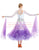 Purple And White Beautiful Ballroom Competition Gowns SD-BD71 - Smarts Dance