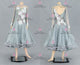 Gray sexy Smooth dancing costumes hot sale Standard practice dresses chiffon BD-SG4054