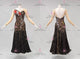Black And Red cheap rumba dancing costumes cheap rumba dancing dresses flower LD-SG2301