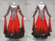 Black And Red newest prom performance gowns short Smooth practice gowns beads BD-SG4369