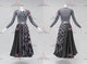 Black And White cheap rumba dancing costumes hot sale rumba dance dresses chiffon LD-SG2303
