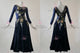 Black beautiful waltz performance gowns casual tango dance dresses wholesaler BD-SG3687