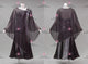Black classic waltz dance gowns sparkly homecoming dance team gowns velvet BD-SG4133