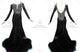 Black brand new tango dance competition dresses formal prom dancing dresses satin BD-SG3816