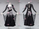 Blue And Green fashion prom performance gowns modern ballroom dance competition costumes flower BD-SG4329
