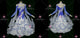Blue And White new collection homecoming dance team gowns hot sale ballroom dancing gowns chiffon BD-SG4586