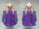 Blue fashion prom performance gowns personalize tango performance gowns feather BD-SG4335