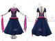 Blue simple ballroom champion costumes fashion ballroom competition costumes wholesaler BD-SG3447