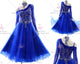 Brown big size tango dance competition dresses harmony prom dancesport dresses crystal BD-SG3945