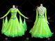 Green simple ballroom champion costumes cheap ballroom performance gowns shop BD-SG3458