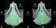 Green new style homecoming dance team gowns juvenile ballroom performance gowns chiffon BD-SG4551