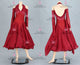 Red sexy Smooth dancing costumes custom made Smooth dance gowns rhinestones BD-SG4050