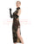 Black With Golden Rhinestone Sparkly Latin Competition Dance Dresses SD-LD06 - Smarts Dance