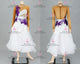 White sexy Smooth dancing costumes latest Smooth competition costumes lace BD-SG4043