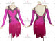 Pink And Red discount rhythm dance dresses contemporary swing stage costumes chiffon LD-SG2345