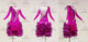 Pink cheap rumba dancing costumes lady rumba dance competition gowns lace LD-SG2304