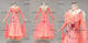 Pink newest prom performance gowns sparkly prom dance team dresses velvet BD-SG4395