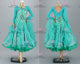 Green sexy Smooth dancing costumes wedding waltz competition dresses chiffon BD-SG4089