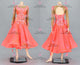 Red sexy Smooth dancing costumes lyrical ballroom performance gowns chiffon BD-SG4077