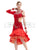 Red Latin Dance Costumes Salsa Latin Rhythm Competition Costumes SD-LD05 - Smarts Dance