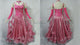 Pink luxurious prom dancing dresses classic ballroom competition gowns producer BD-SG3528