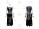 Black inexpensive rumba dancing clothing custom made rhythm performance dresses chiffon LD-SG1933