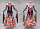 Black And Red classic Smooth dancing costumes elegant prom performance dresses satin BD-SG4114