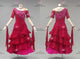 Black And Red fashion prom performance gowns sparkling waltz champion gowns swarovski BD-SG4338