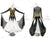 Affordable Black and White Girls Ballroom Dance Dress Clothes BD-SG3486