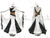 Affordable Black and White Juvenile Ballroom Dance Dress Wear BD-SG3471