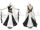 Black And White simple ballroom champion costumes modern waltz dance team gowns dropshipping BD-SG3471