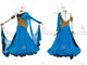 Blue simple ballroom champion costumes harmony ballroom dance competition dresses wholesaler BD-SG3495