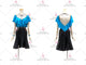 Black And Blue hot sale rhythm dance dresses contemporary latin competition gowns chiffon LD-SG2406
