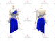 Blue And White hot sale rhythm dance dresses classic salsa dancesport dresses sequin LD-SG2370