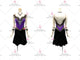 Black And Purple hot sale rhythm dance dresses made to measure latin dance dresses satin LD-SG2391