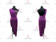 Purple hot sale rhythm dance dresses elegant rhythm dancing gowns lace LD-SG2379
