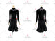 Black hot sale rhythm dance dresses fashion rumba champion clothing tassels LD-SG2373