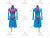 Affordable Juvenile Sparkling Latin Dance Costumes Flamenco Dance Wear LD-SG2397