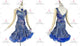 Blue discount rhythm dance dresses cheap salsa stage dresses applique LD-SG2361