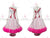 Affordable Pink and White Girls Ballroom Dance Dress Outfits BD-SG3474