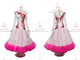 Pink And White simple ballroom champion costumes crystal prom stage dresses shop BD-SG3474