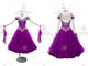 Purple simple ballroom champion costumes lyrical Standard performance dresses promotion BD-SG3498