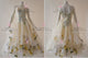 Yellow simple prom dancing dresses wedding prom performance gowns factory BD-SG3510