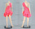 Applique Juniors Latin Dress Flamenco Merengue Dance Skirt LD-SG2178