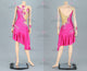 Pink custom made rumba dancing costumes hot sale latin dance team gowns sequin LD-SG2183