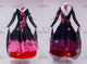 Black And Pink And Red long waltz dance gowns sexy ballroom practice costumes lace BD-SG4236