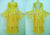 Yellow ballroom dance costume custom ballroom dance wear BD-SG1002