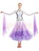 Purple And White Beautiful Ballroom Competition Gowns SD-BD71