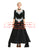 Black With White Lace Ballroom Dance Competition Gowns SD-BD03 - Smarts Dance