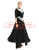 Black With White Lace Ballroom Dance Competition Gowns SD-BD03 - Smarts Dance